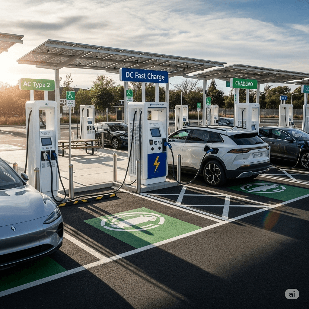 Tout comprendre sur les types de recharge : AC, DC, borne rapide, etc.