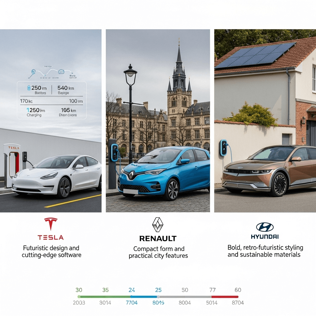 Les vraies différences entre Tesla, Renault, Hyundai et les autres marques