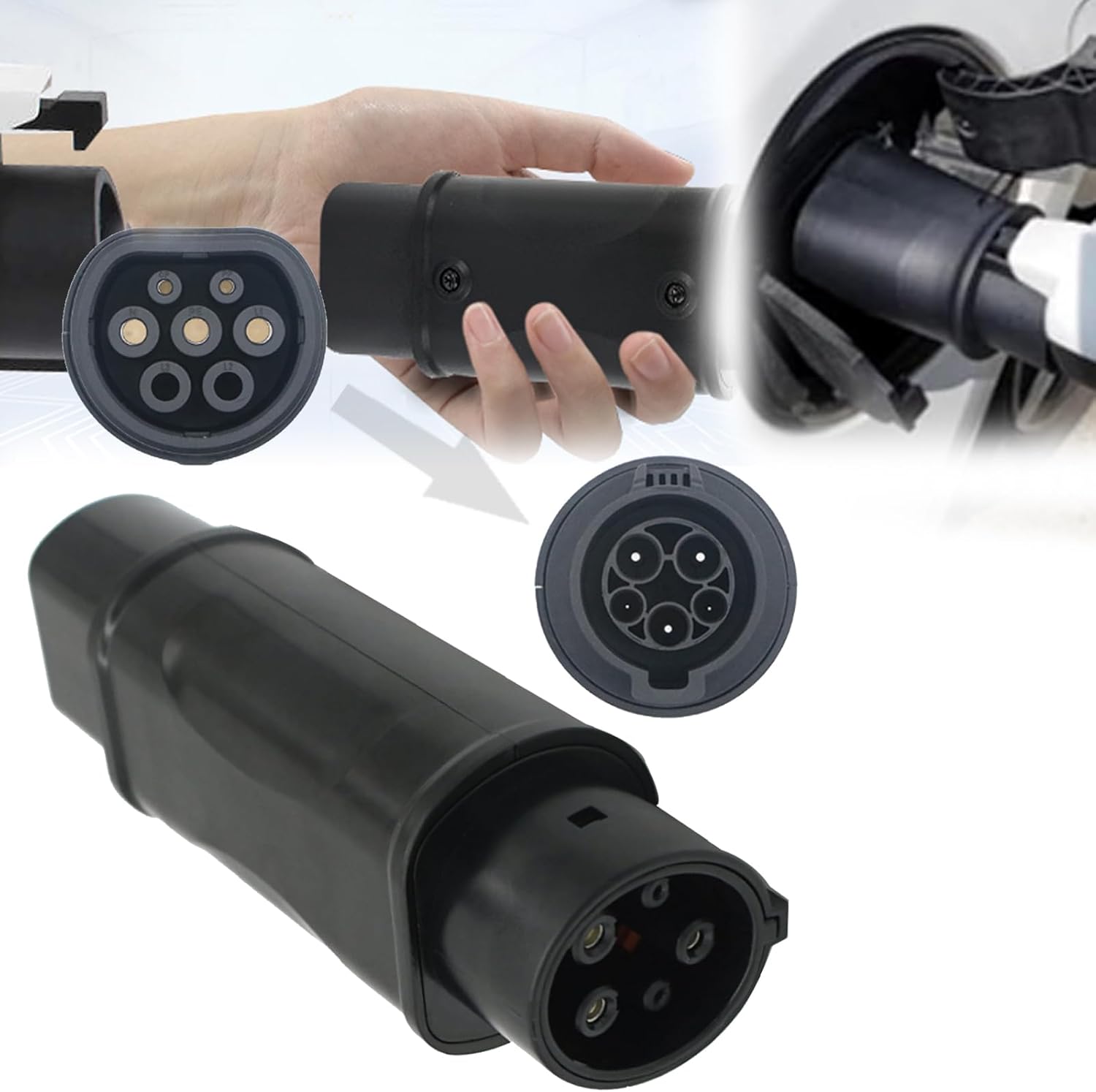 Adaptateur Câble Charge EV Type 1 à Type 2