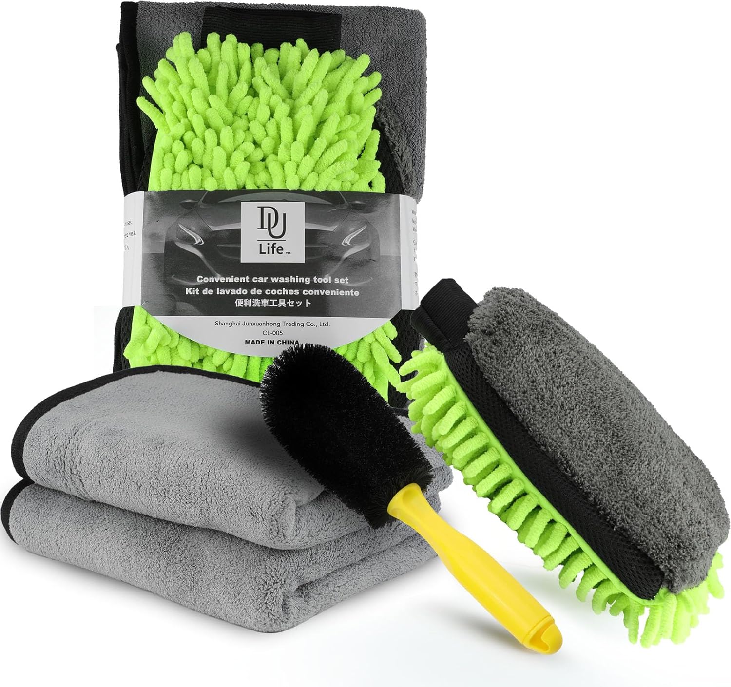 DU Life Kit Nettoyage Voiture 4 Pièces