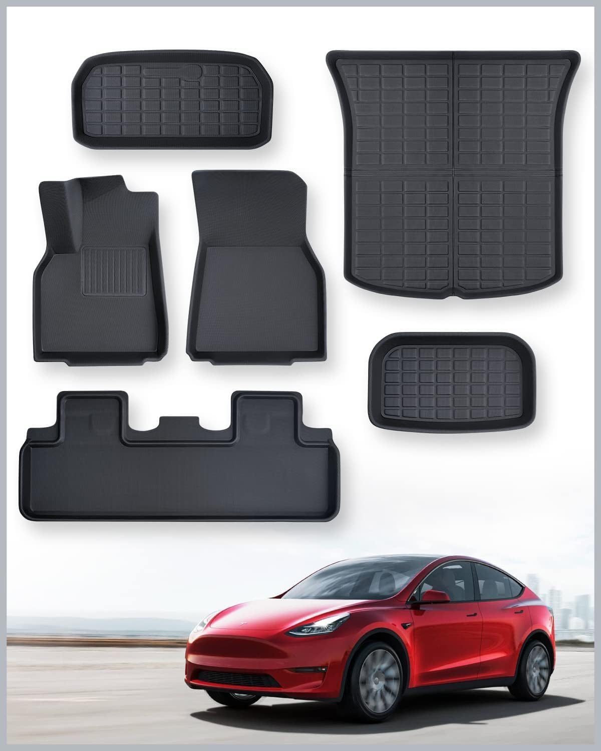 TAPTES Tapis de sol pour Tesla