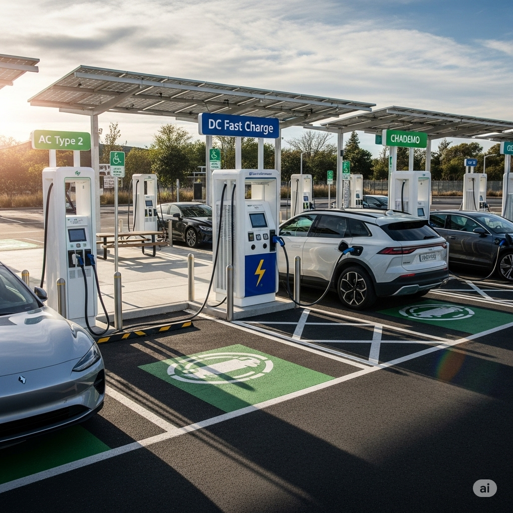Tout comprendre sur les types de recharge (AC, DC, borne rapide, etc.)